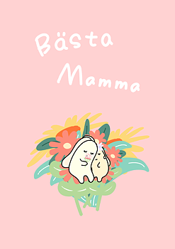 Livia's Planet Postcard - Best Mom