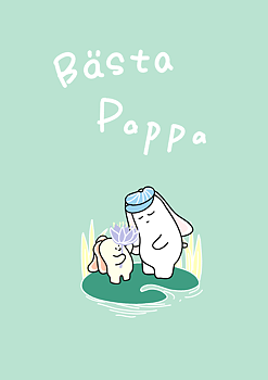 Livia's Planet Postcard - Best Dad