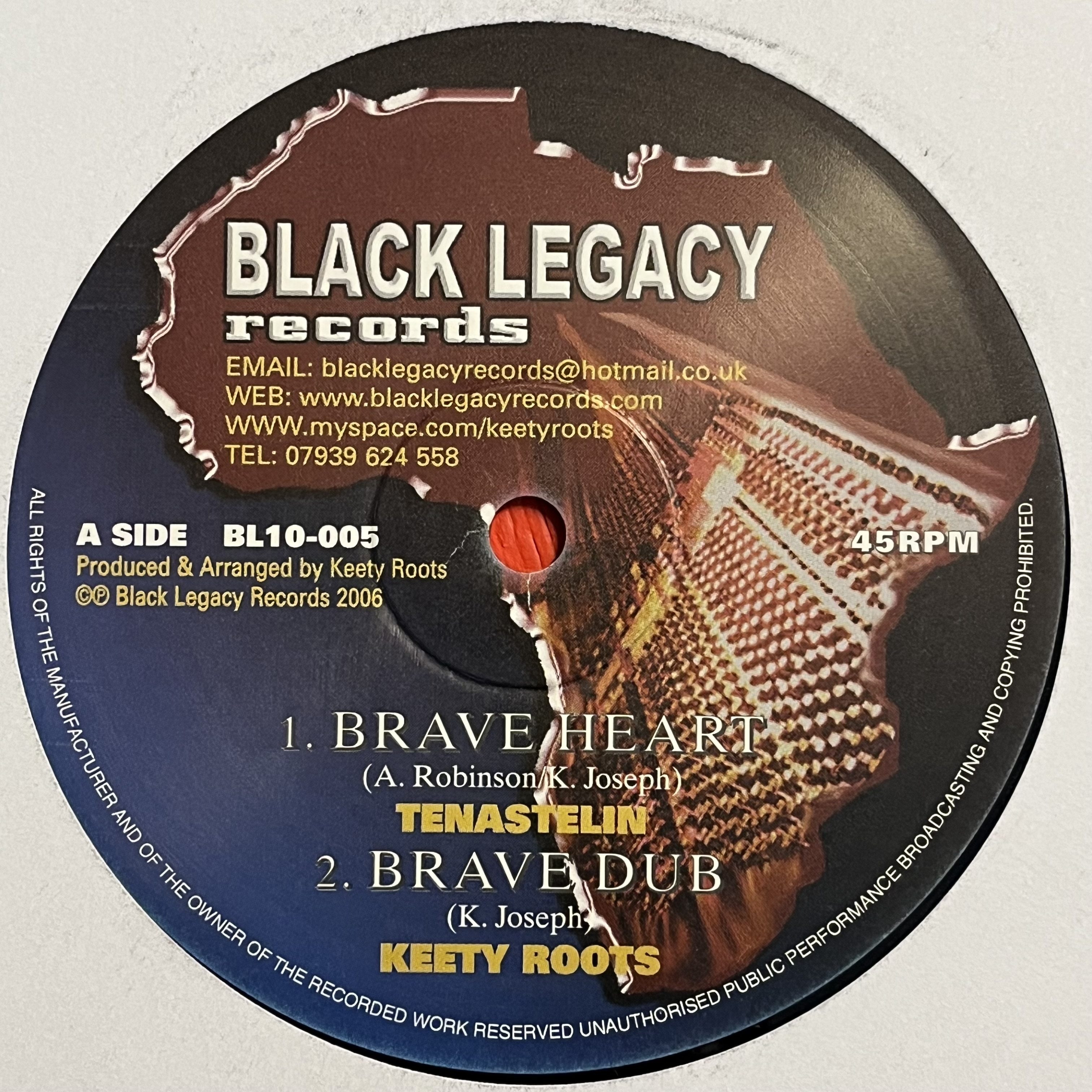 Tenastelin & Keety Roots – Brave Heart/His Majesty