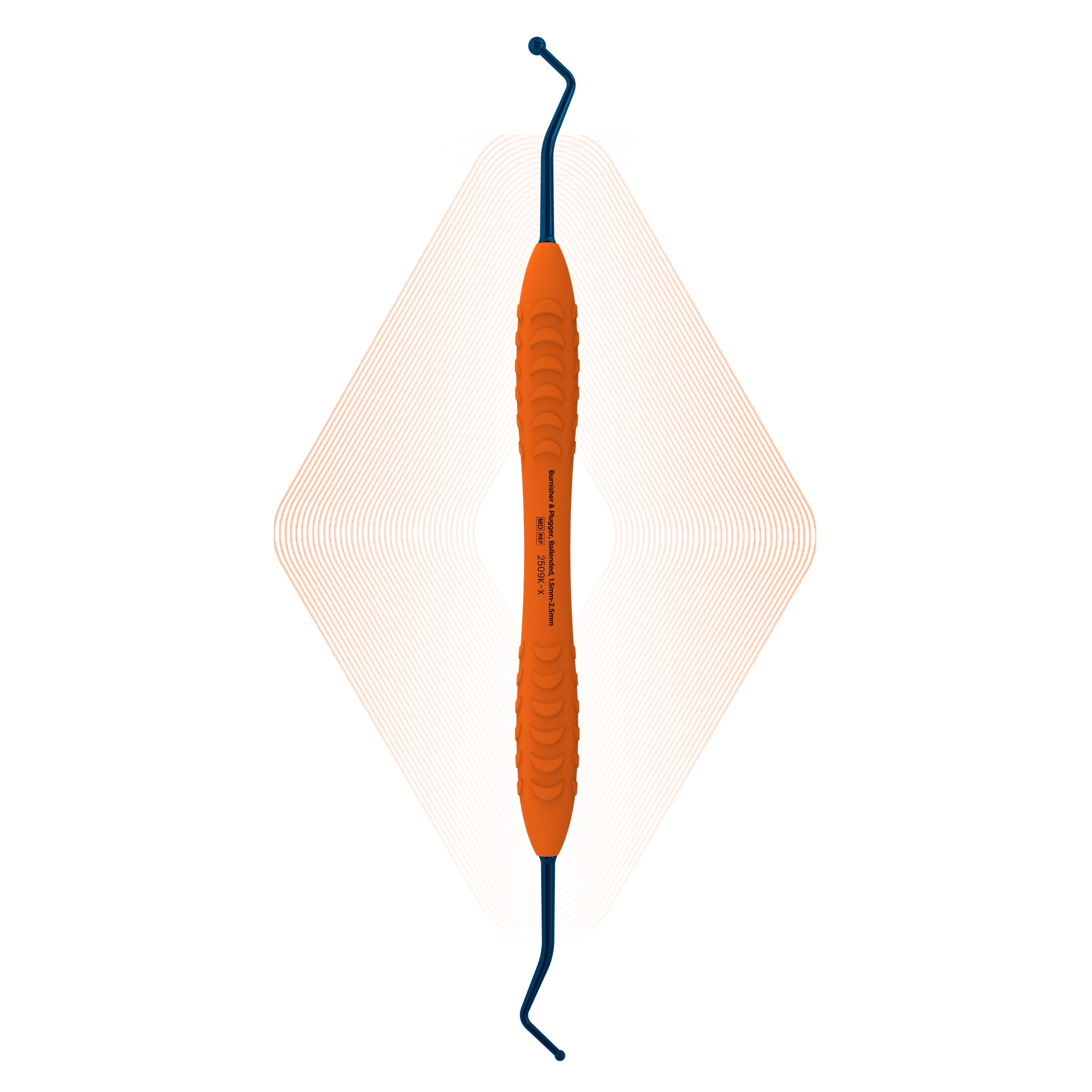 Burnisher & Plugger, Ballended, 1.5mm-2.5mm