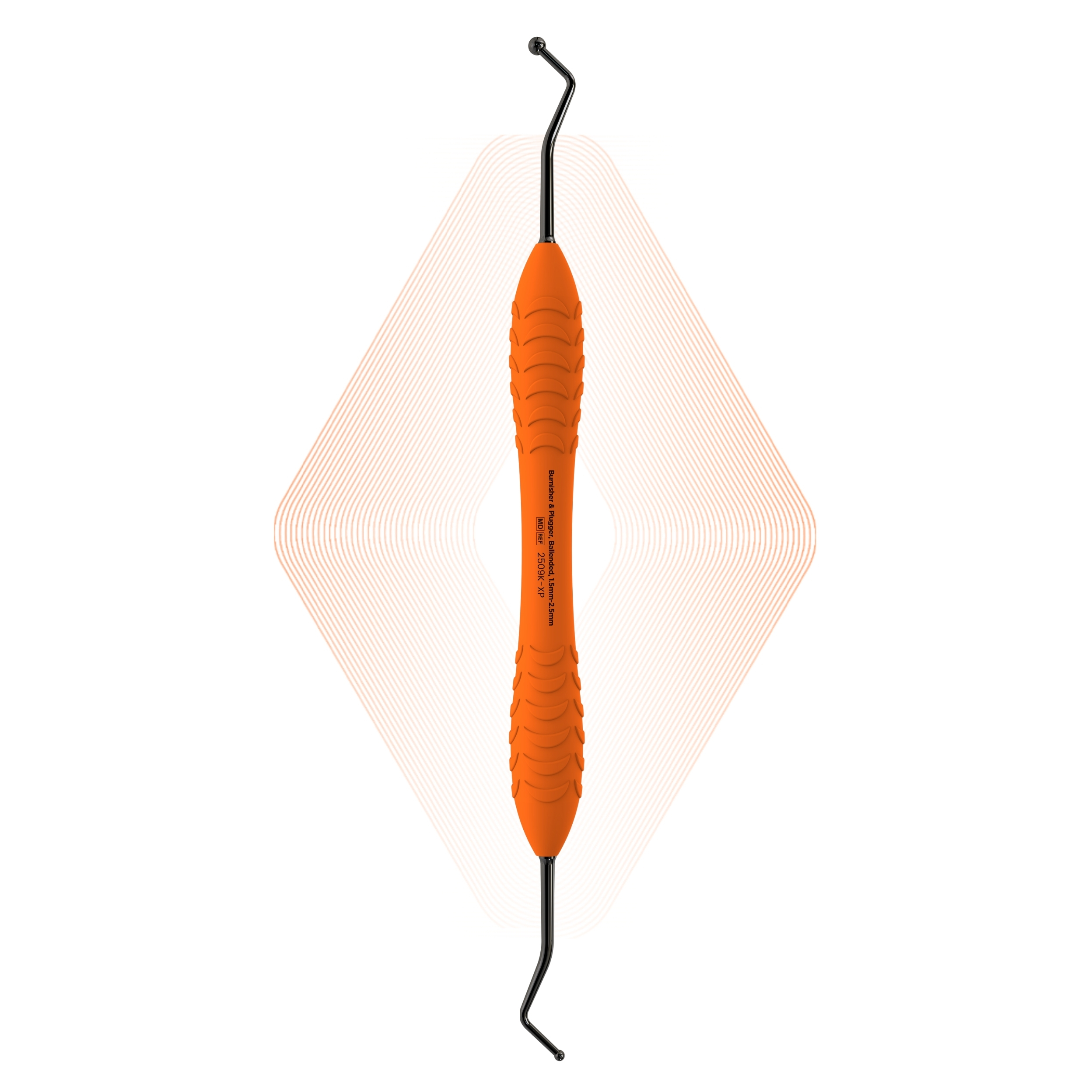Burnisher & Plugger, Ballended, 1.5mm-2.5mm