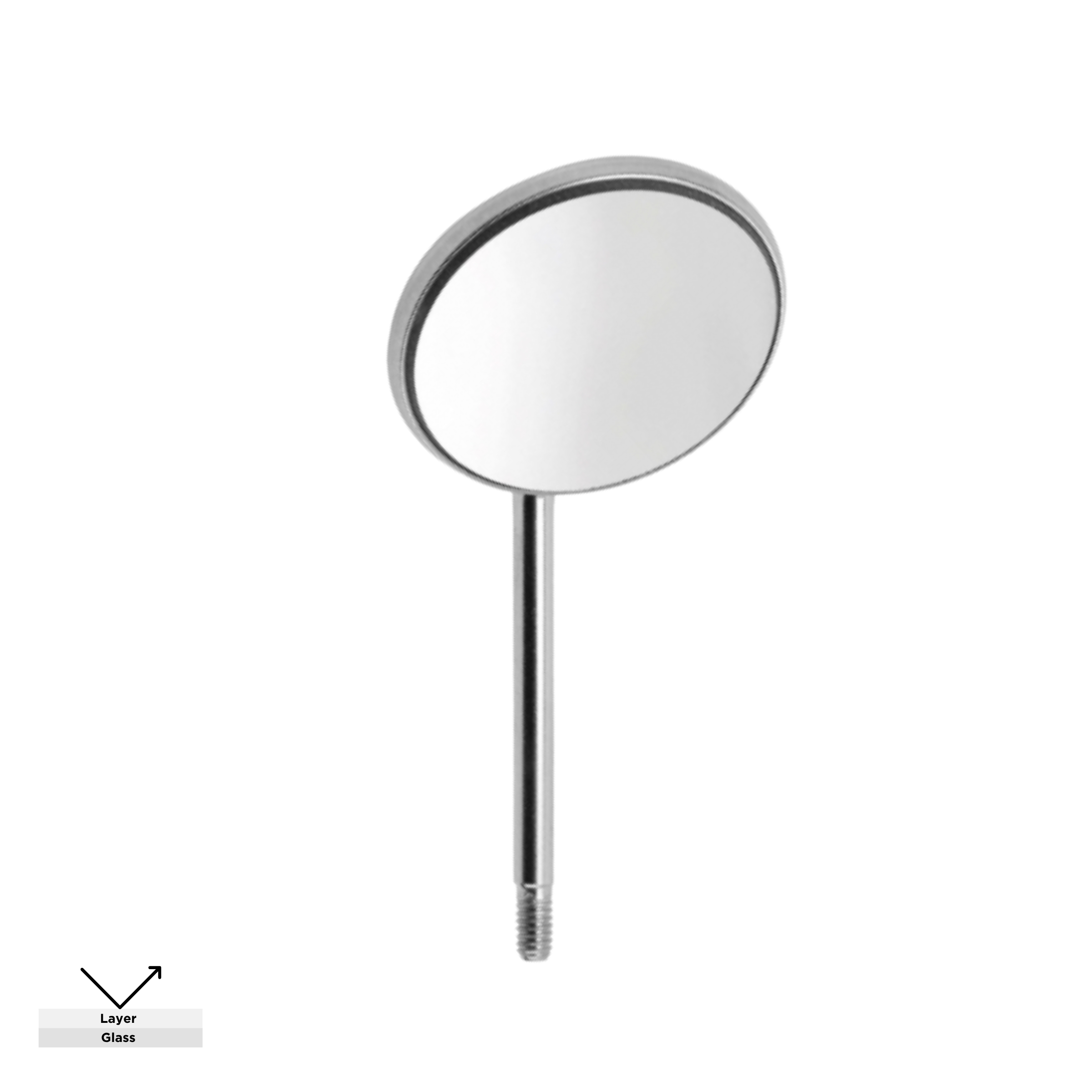 Front-Surface Mouth Mirror, No. 3, 20mm