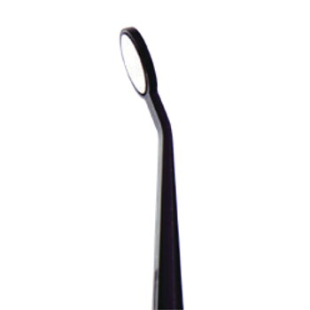 Microscopic HD Mouth Mirror, 3mm, Black, Regular 1.5mm