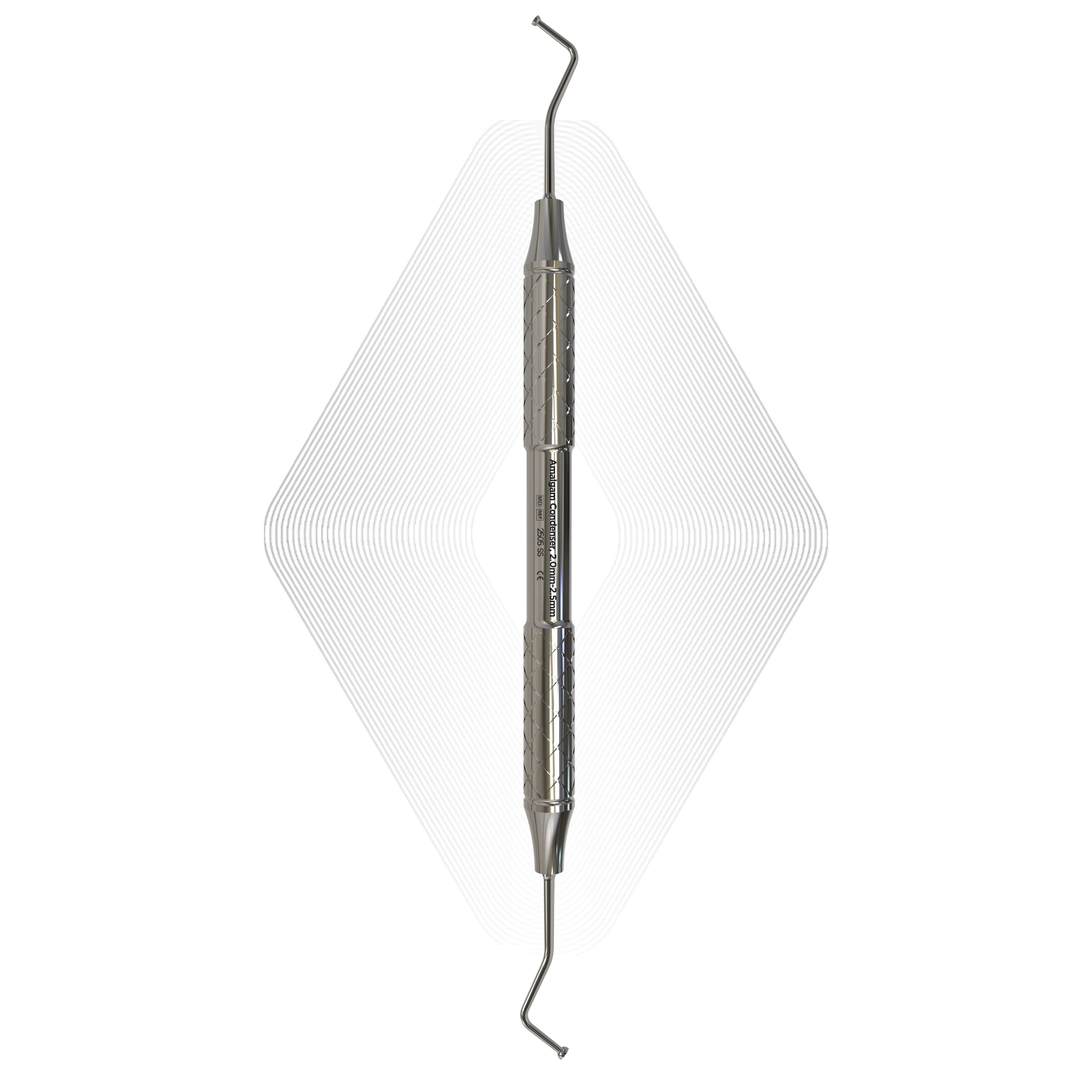 Amalgam Condenser, 2.0mm-2.5mm