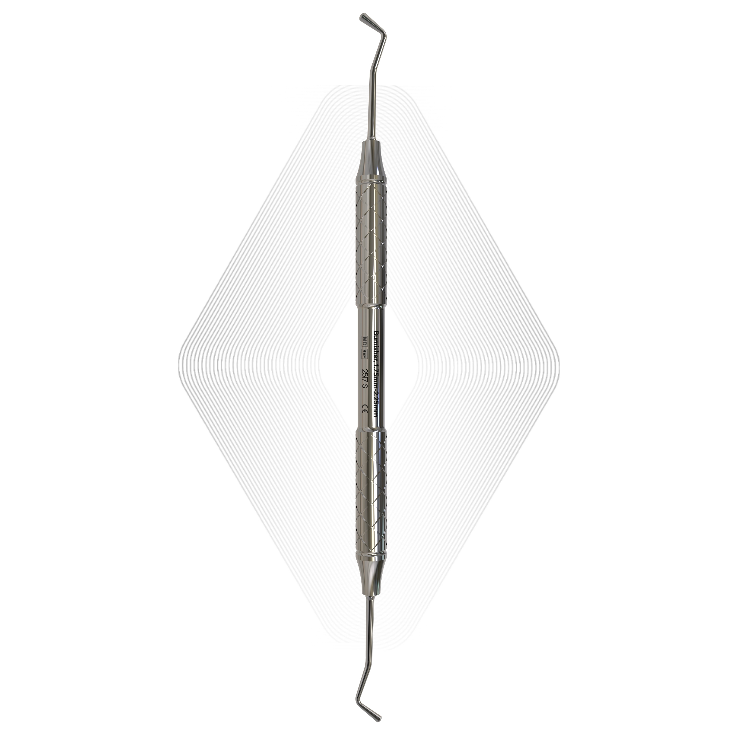 Burnisher, 1.75mm-2.25mm