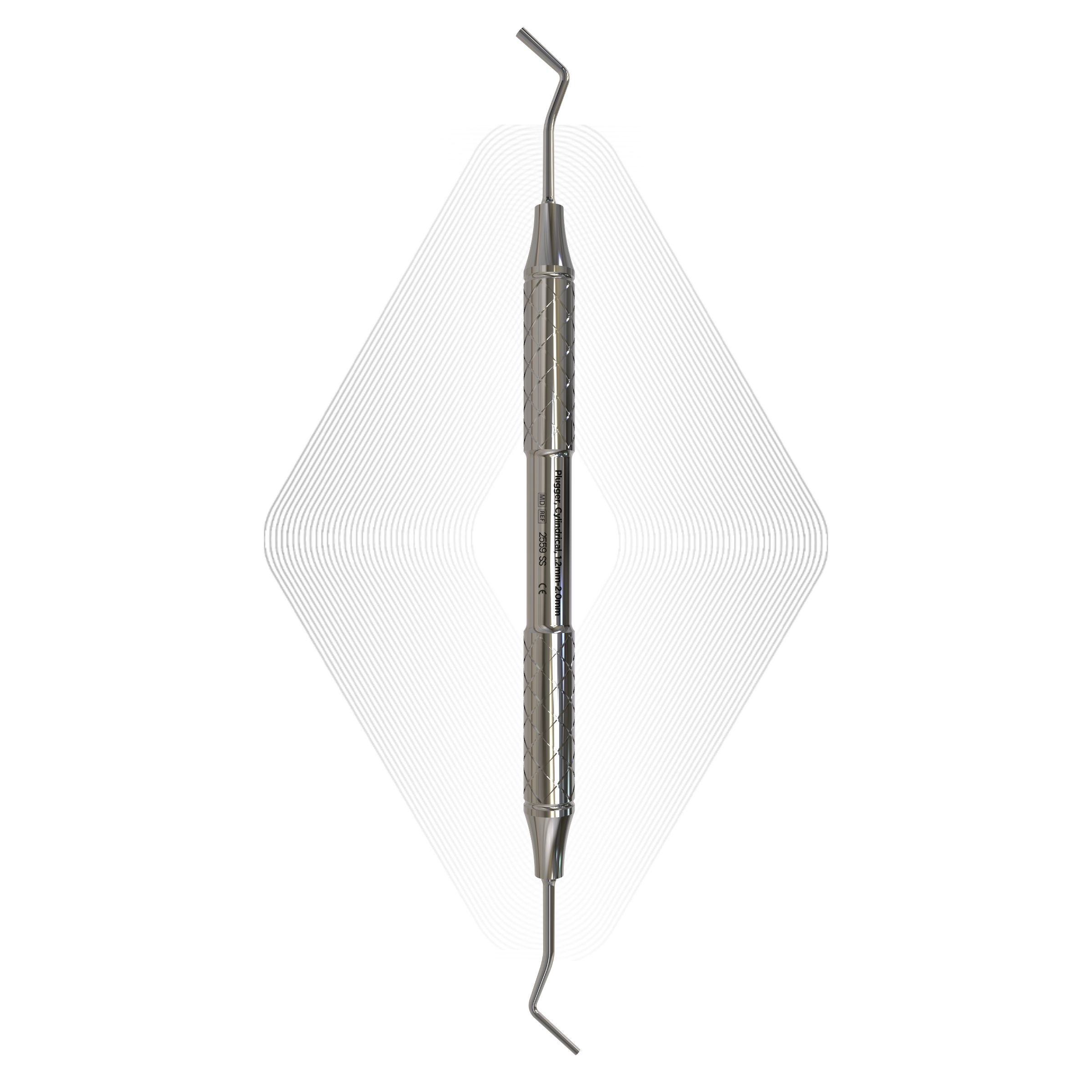 Plugger, Cylindrical, 1.2mm-2.0mm