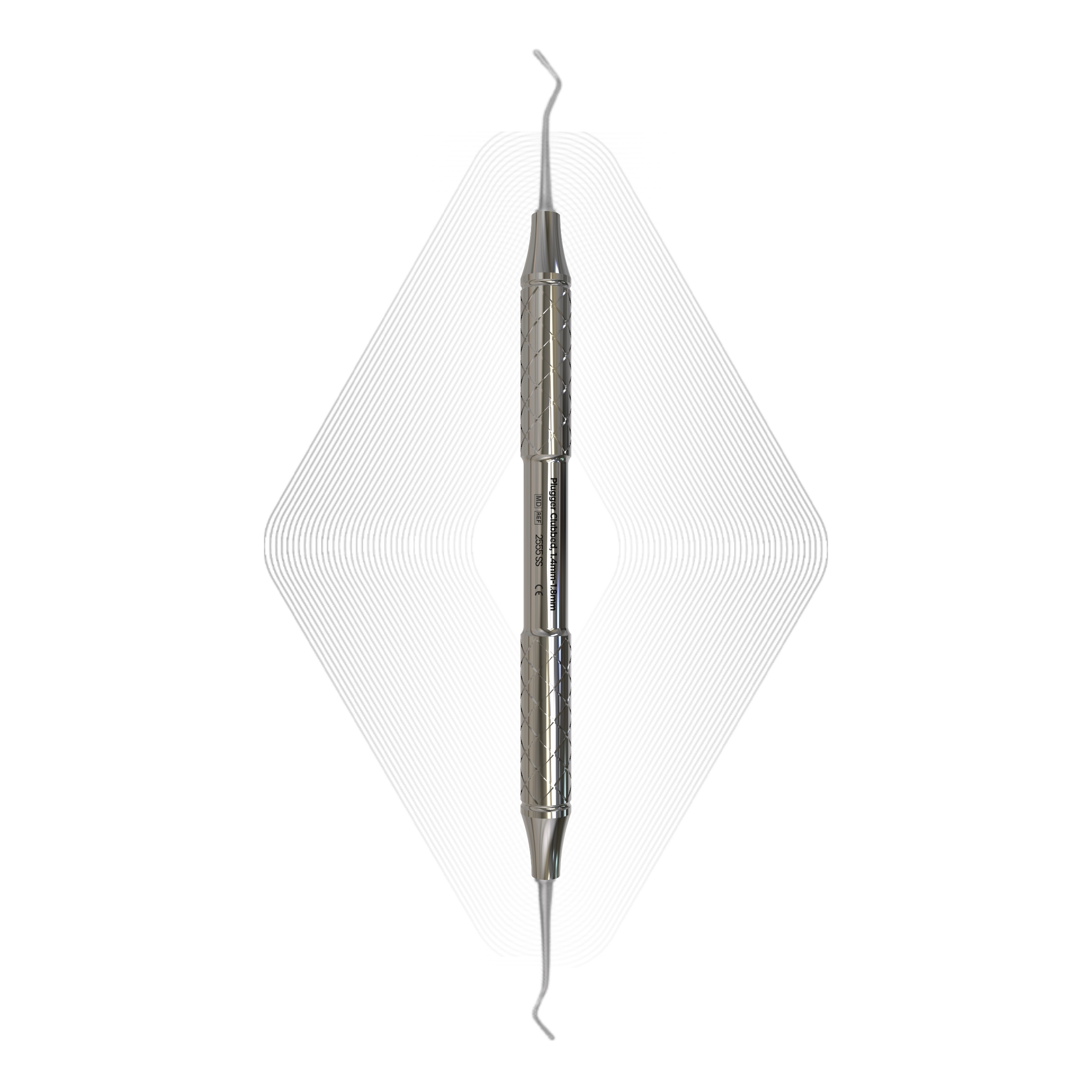 Plugger Clubbed, 1.4mm-1.8mm
