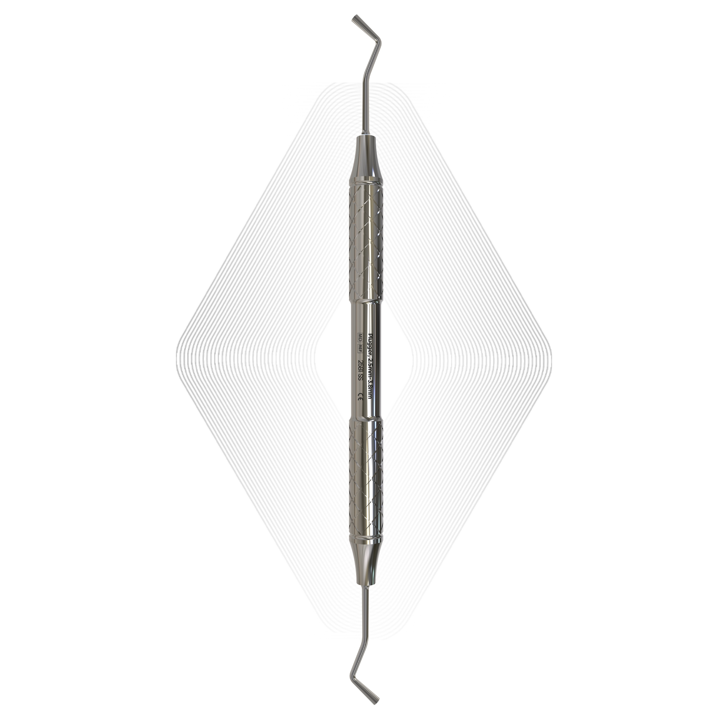 Plugger, 2.5mm-3.8mm