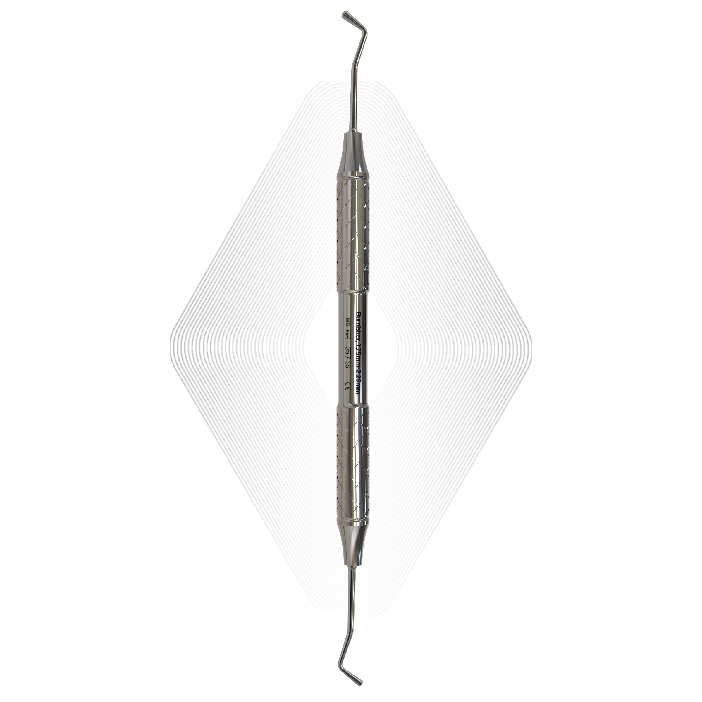 Burnisher, 1.75mm-2.25mm