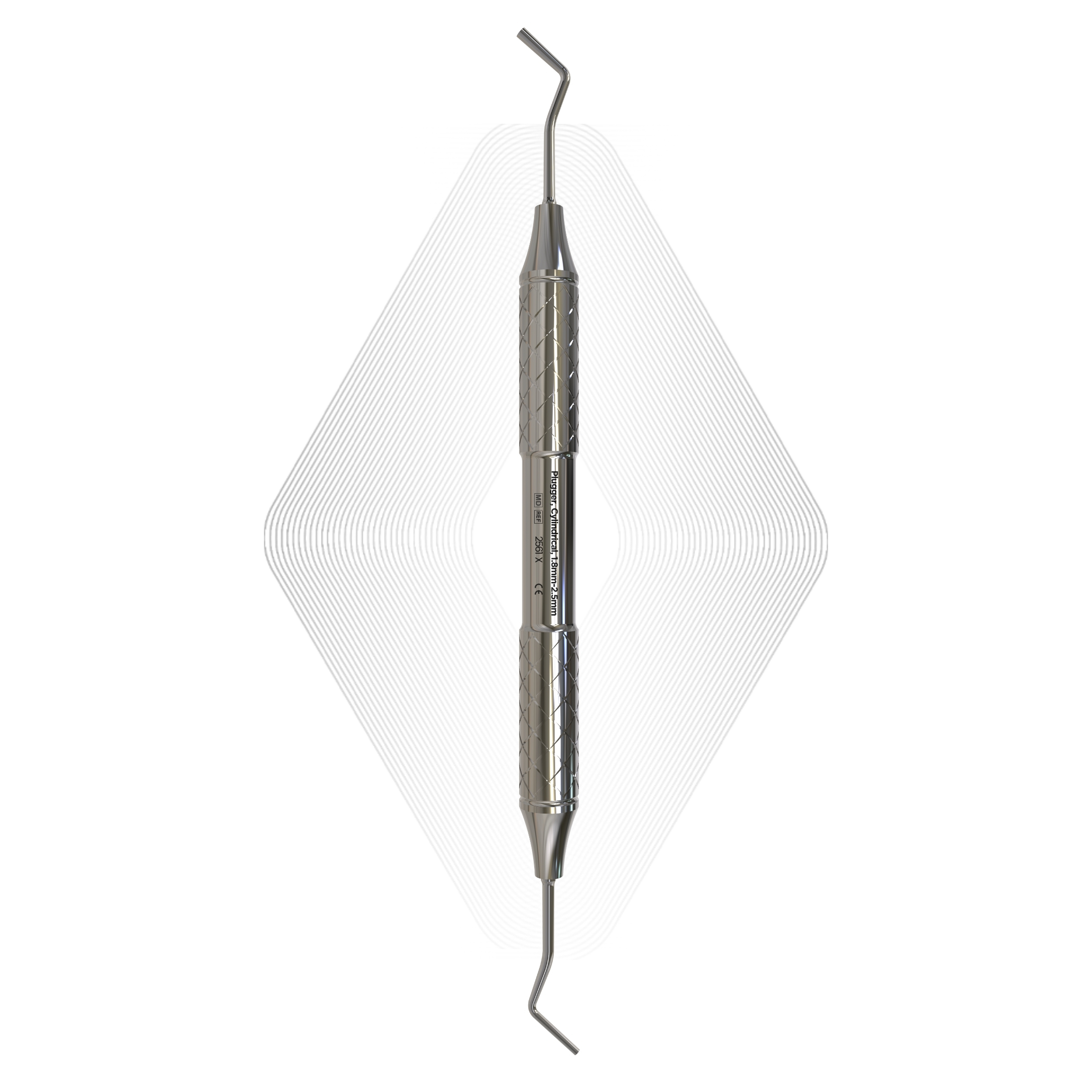 Plugger, Cylindrical, 1.8mm-2.5mm
