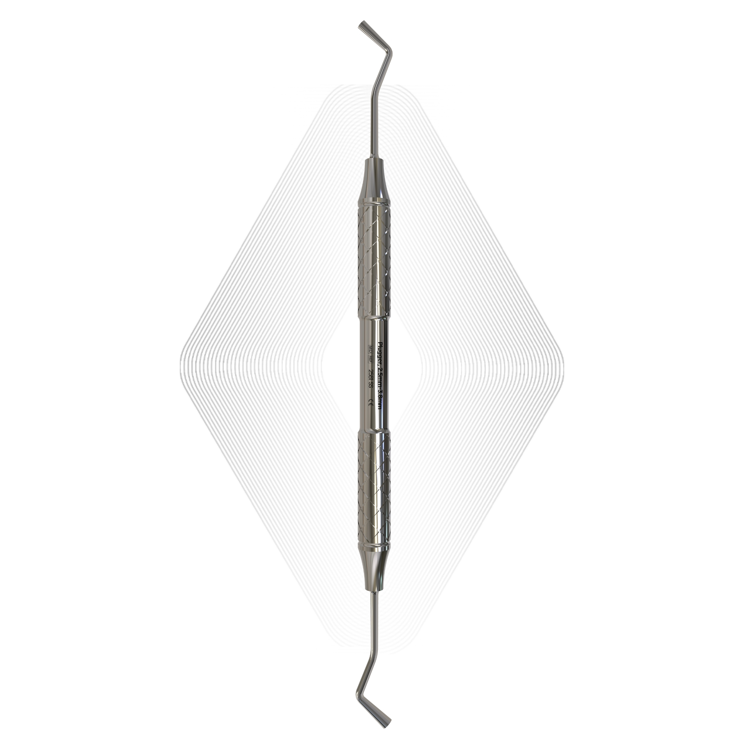 Plugger, 2.5mm-3.8mm