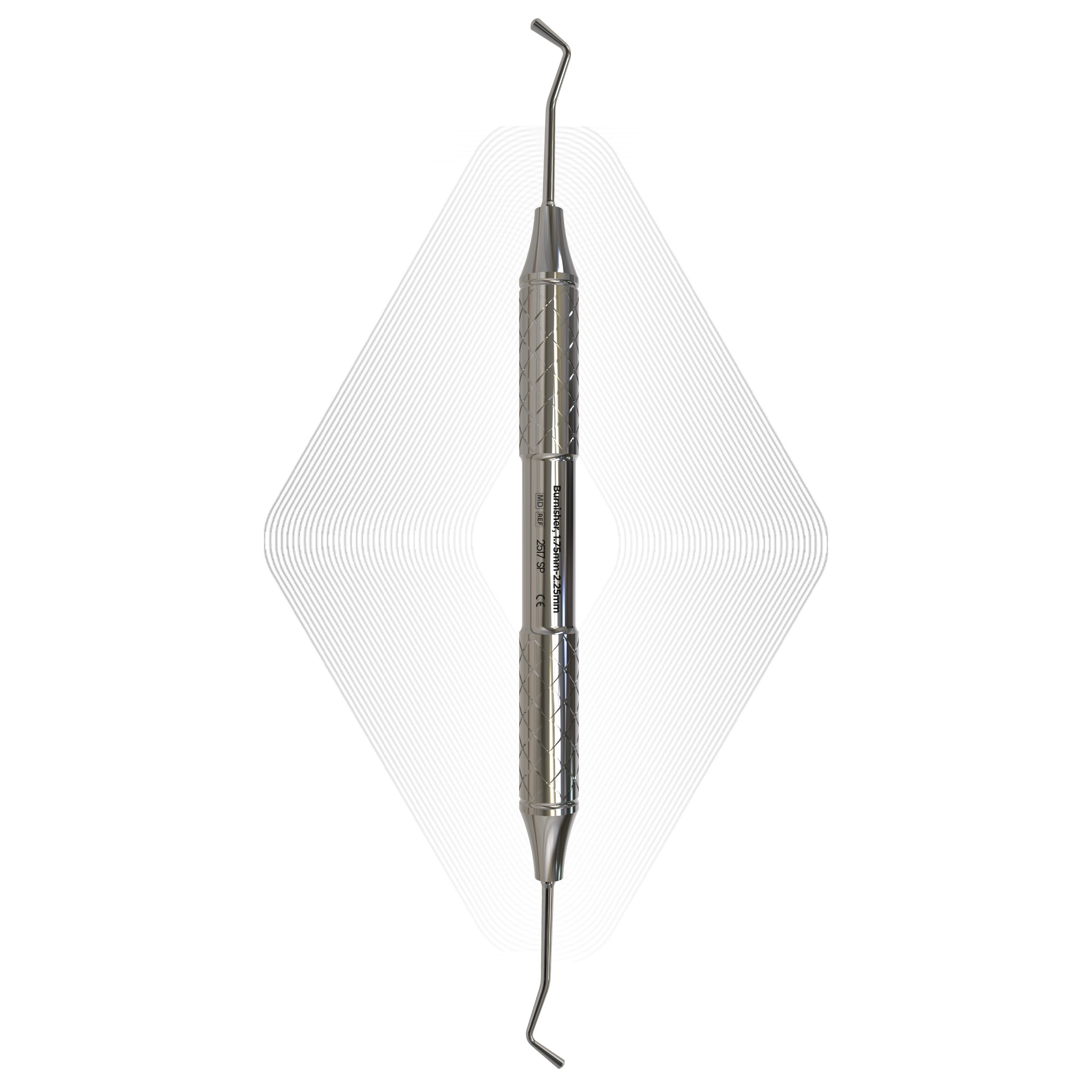 Burnisher, 1.75mm-2.25mm