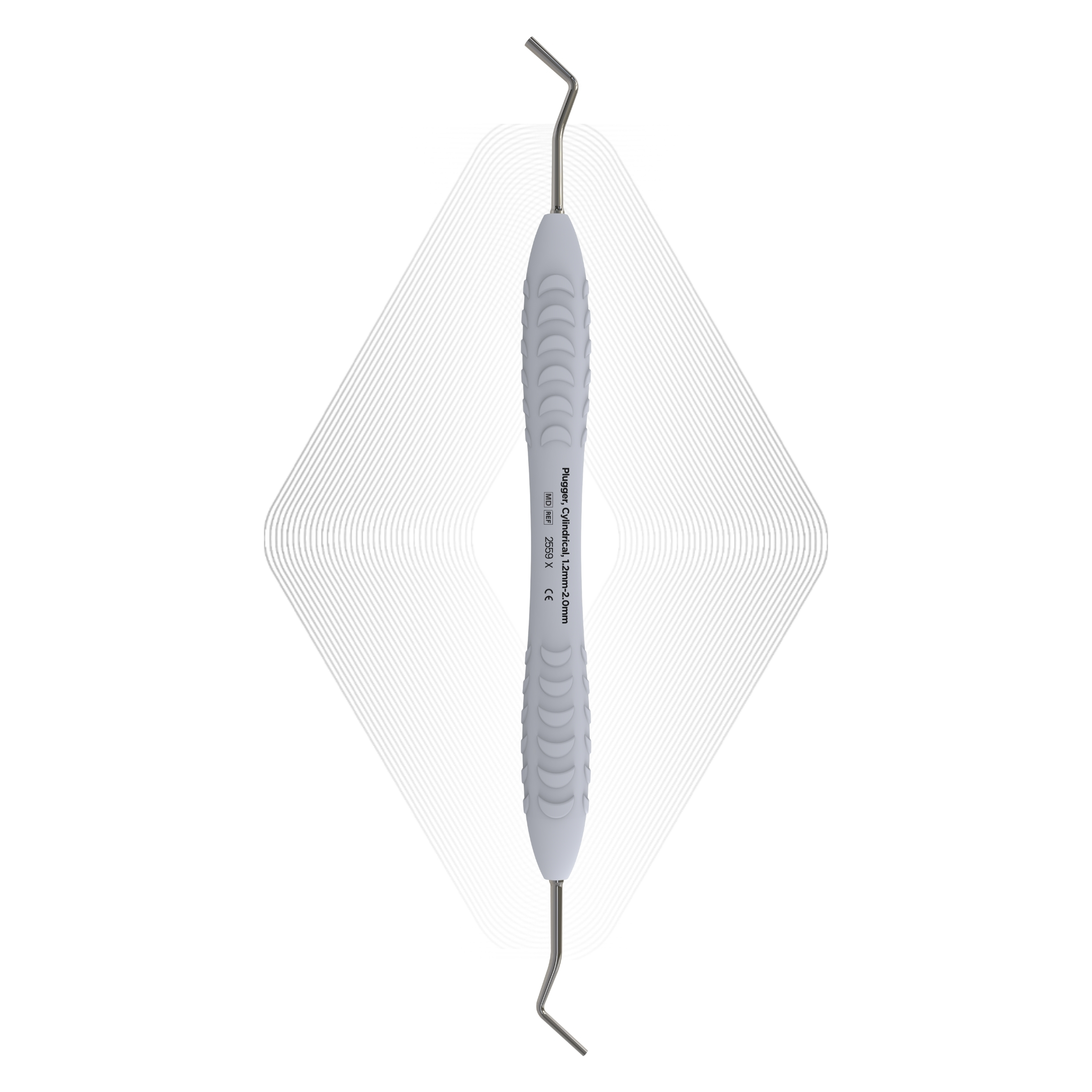 Plugger, Cylindrical, 1.2mm-2.0mm