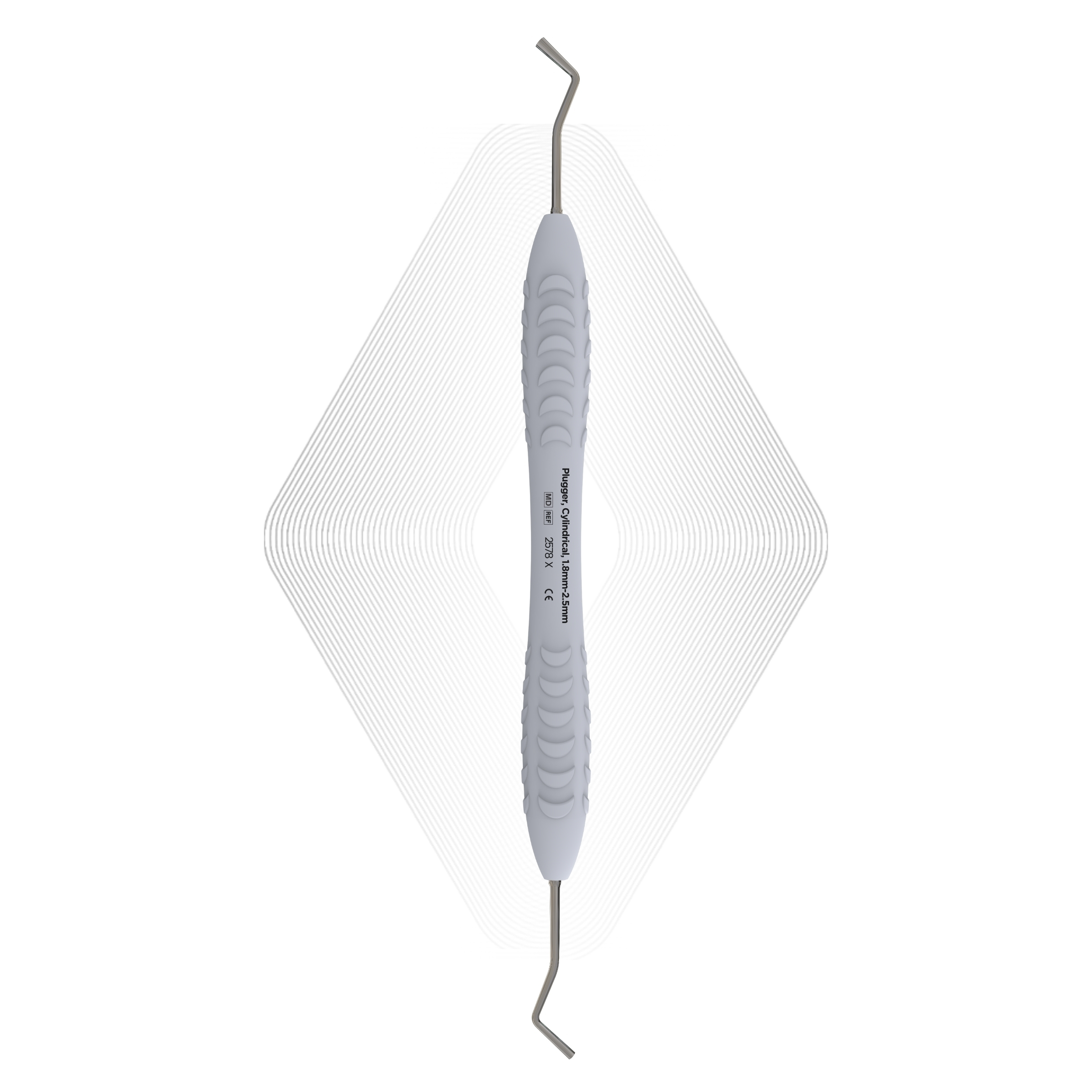 Plugger, Cylindrical, 1.8mm-2.5mm