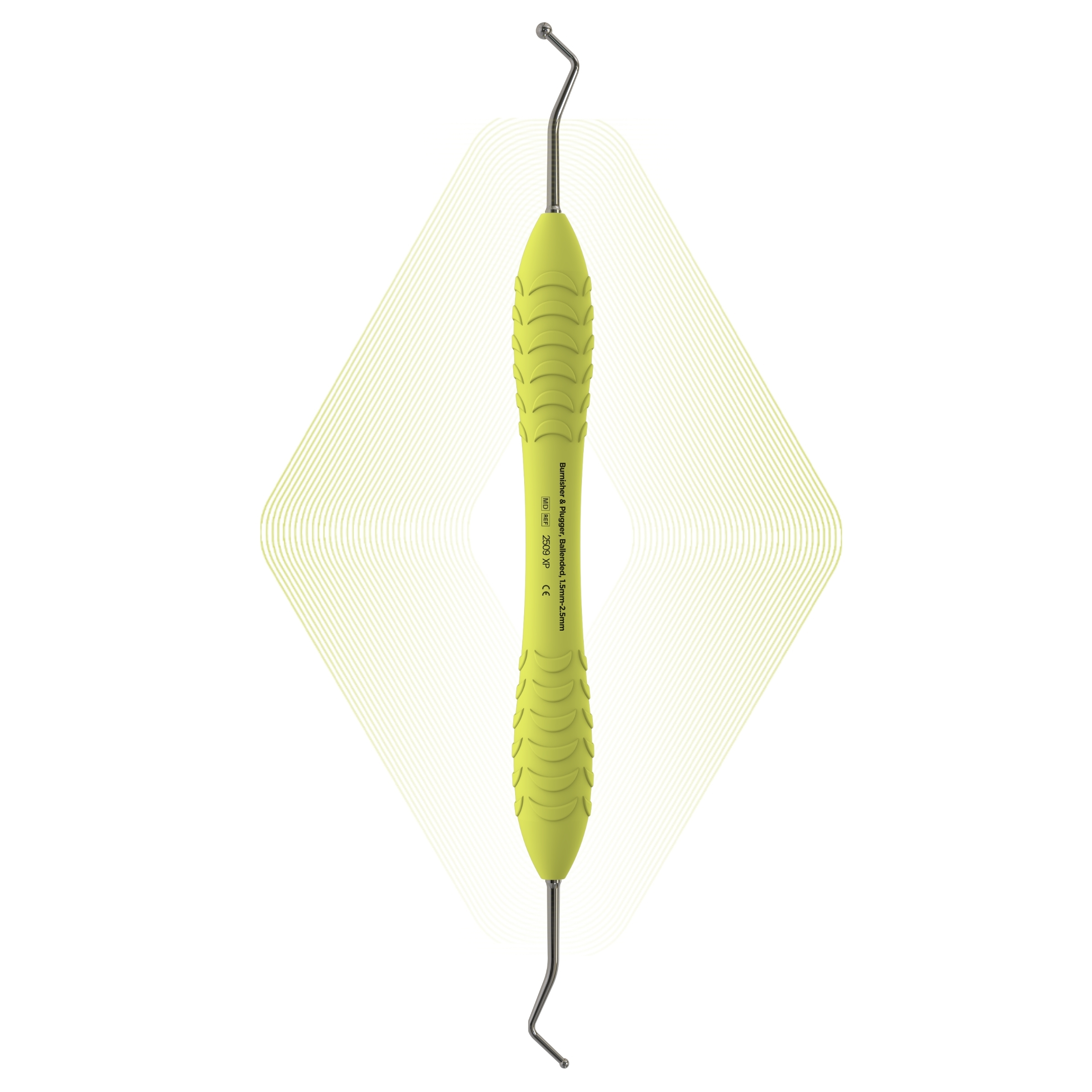 Burnisher & Plugger, Ballended, 1.5mm-2.5mm