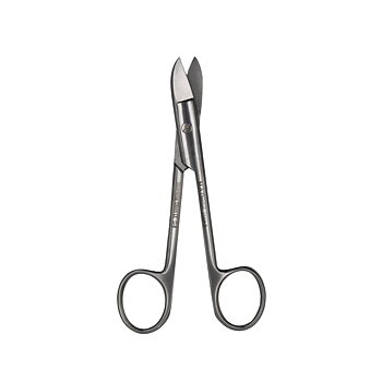 Crown Scissor, BeeBee, Saw Edge, Curved, 13cm