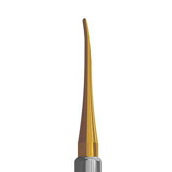 Luxating Elevator Gold, Curved, 2.5mm