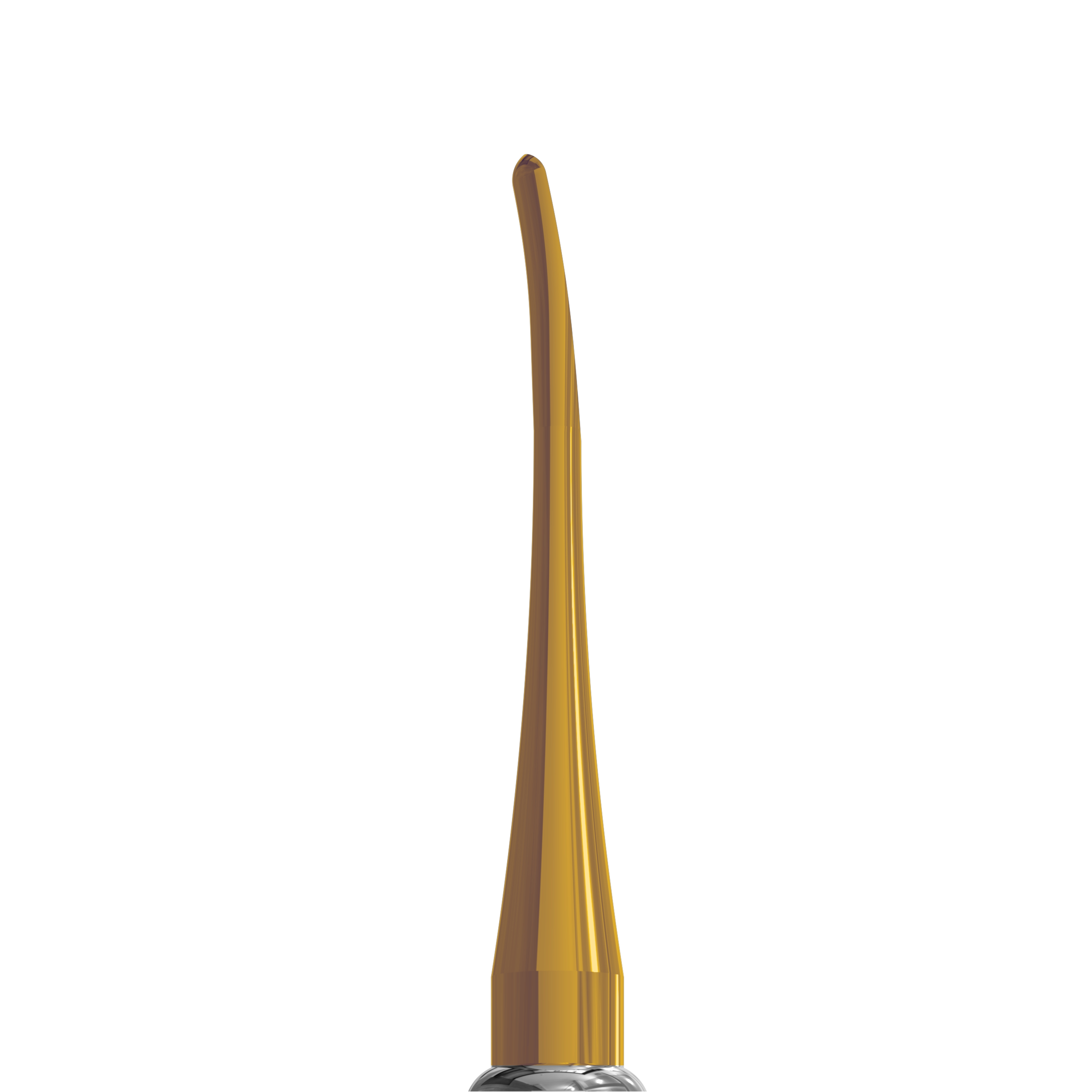 Luxating Elevator Gold, Curved, 4mm - 2