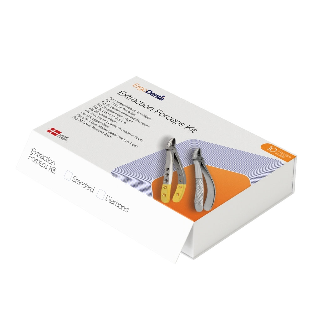 Diamond extraction forceps Kit, 10pcs