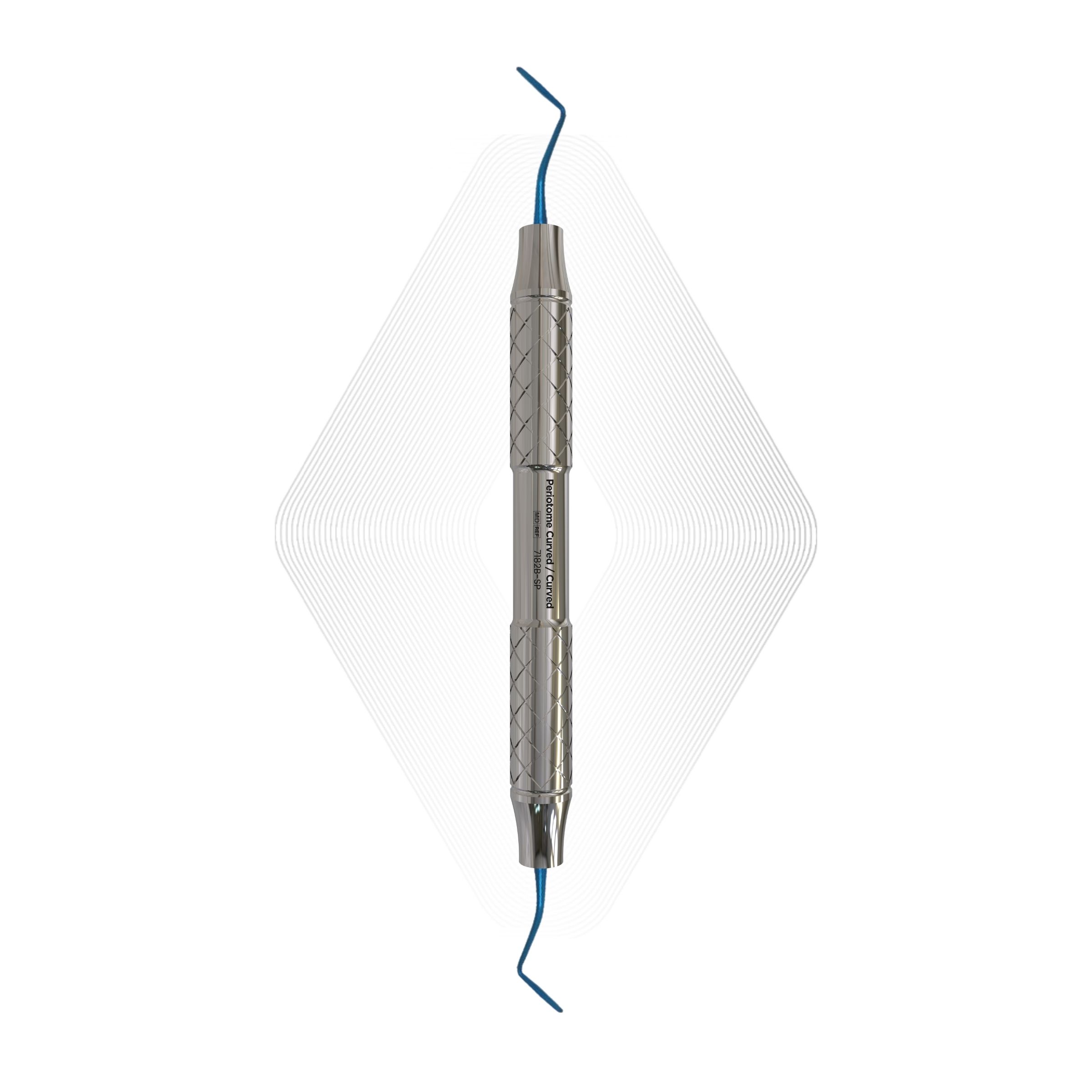 Periotome 2, Curved / Curved, 2.2mm-2.2mm