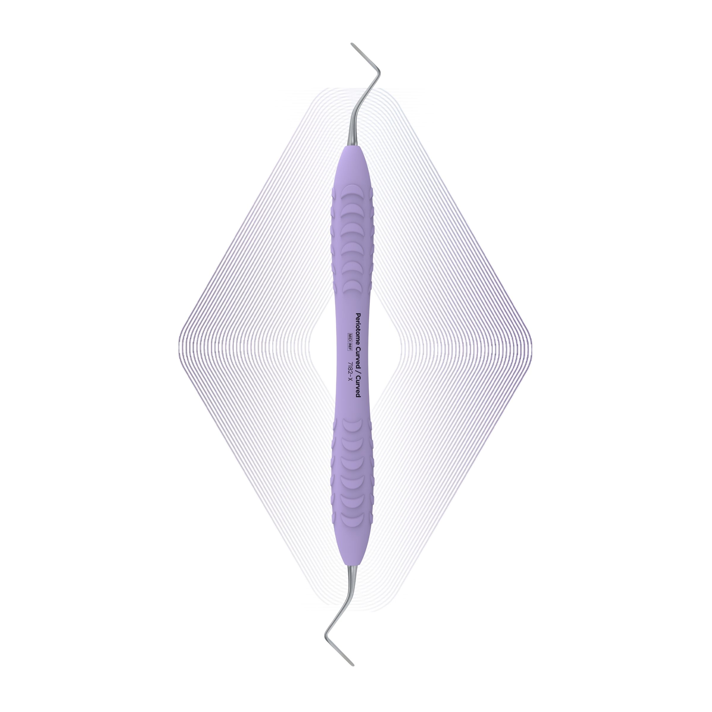 Periotome 2, Curved / Curved, 2.2mm-2.2mm