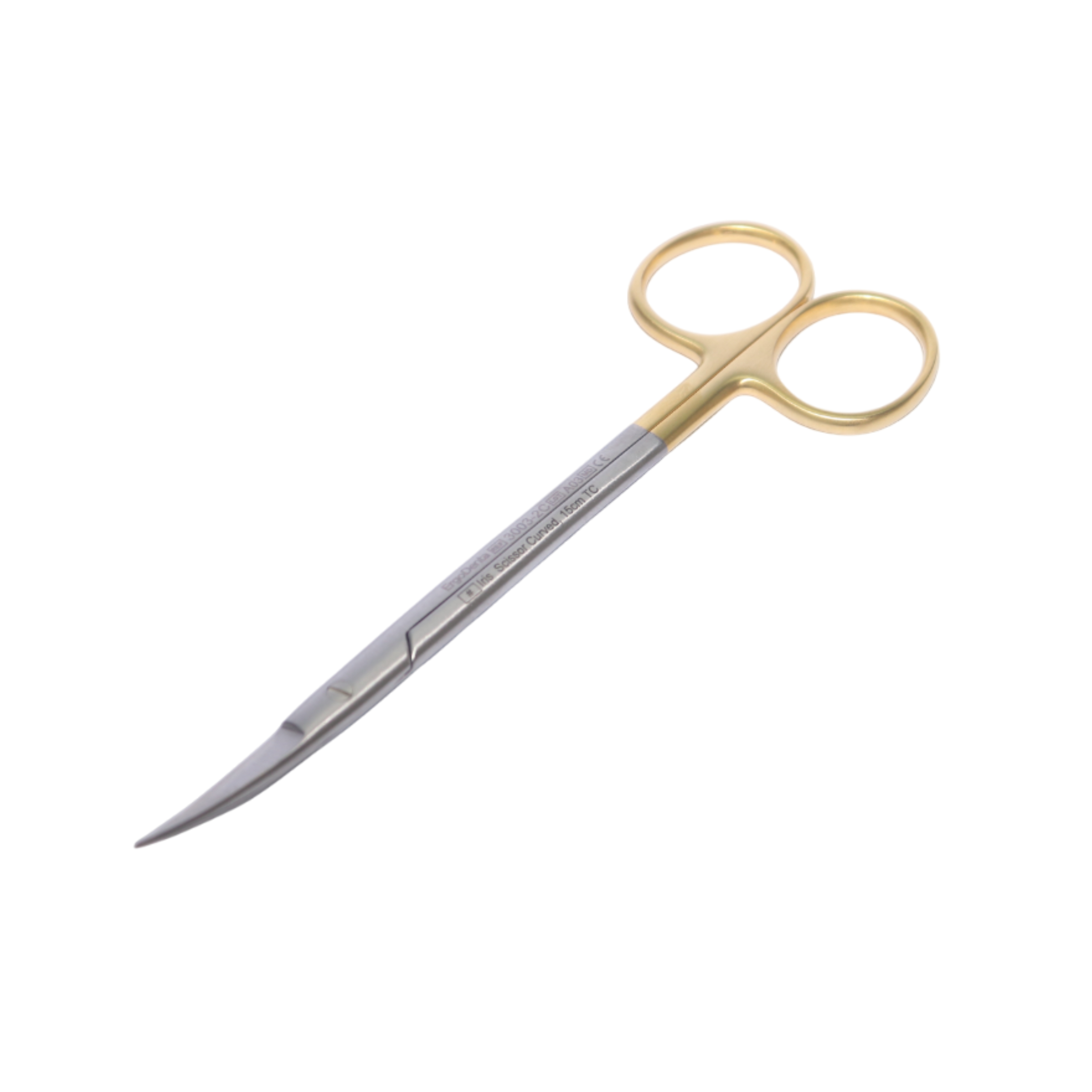 Iris Scissor, Curved, 15cm, TC - 3