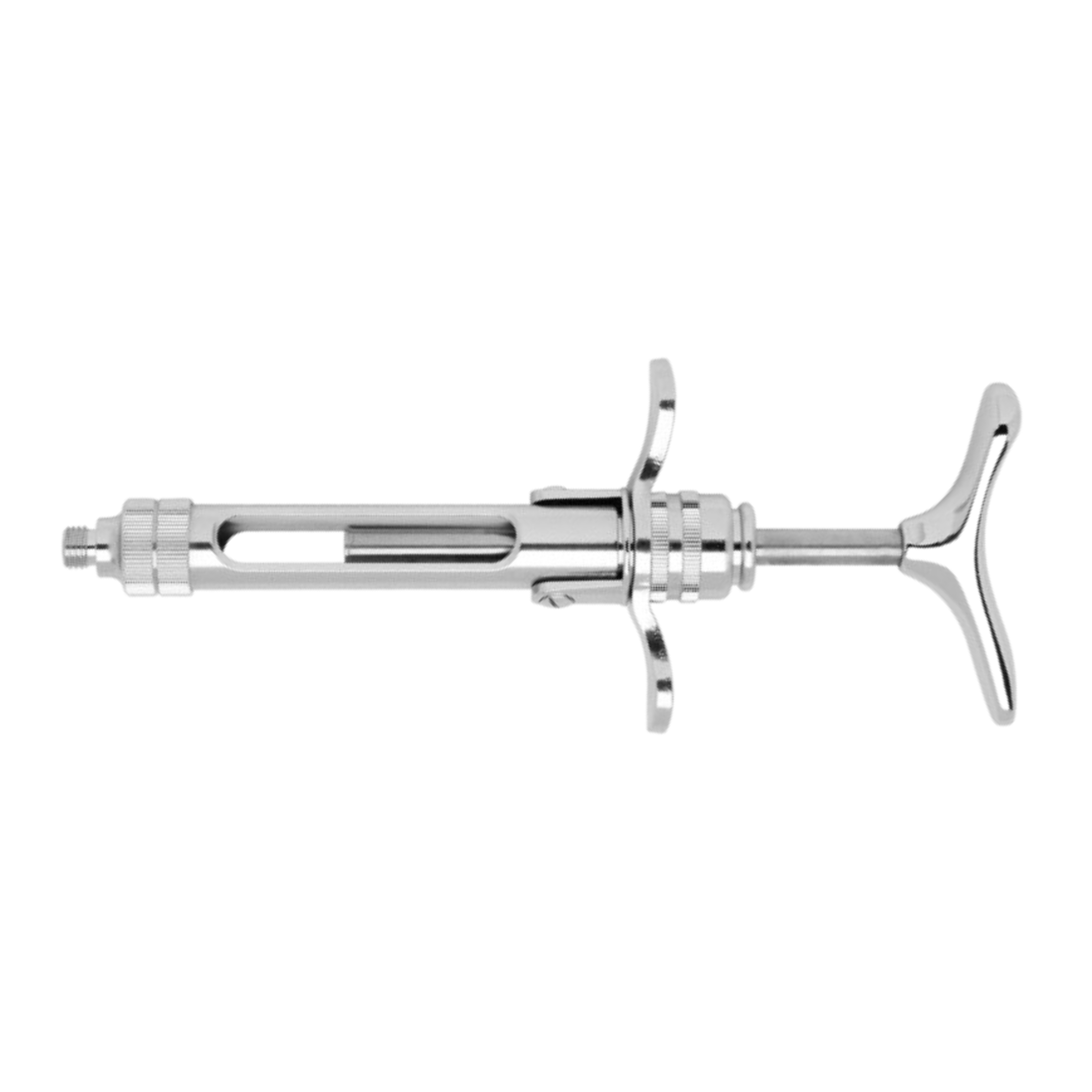 Cylinder Cartridge Syringe, 1.8 ml, Chrome-plated, with Metric Thread, without aspiration - 2