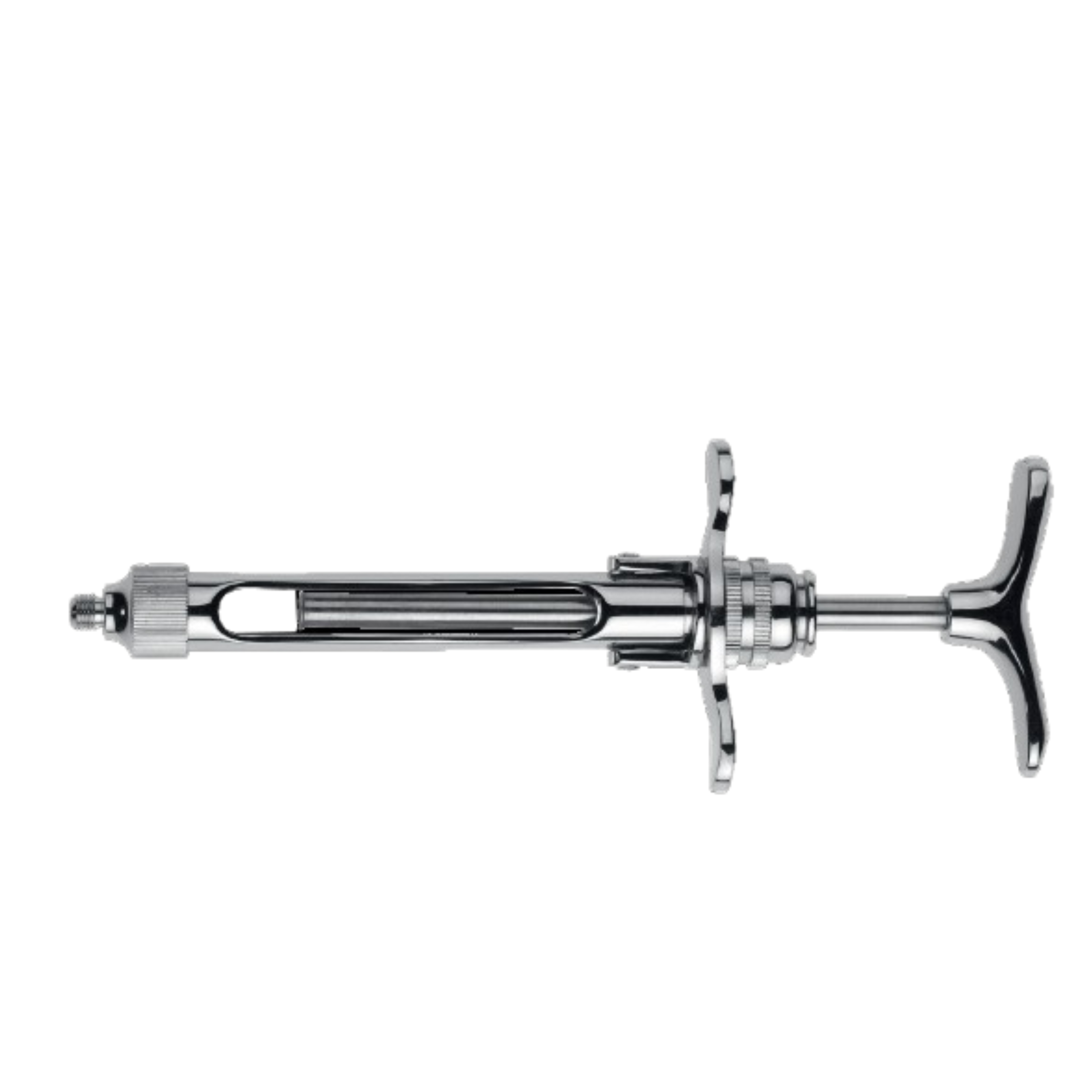 Cartridge Syringe, 2.2 ml, Chrome-plated, with Metric Thread - 2