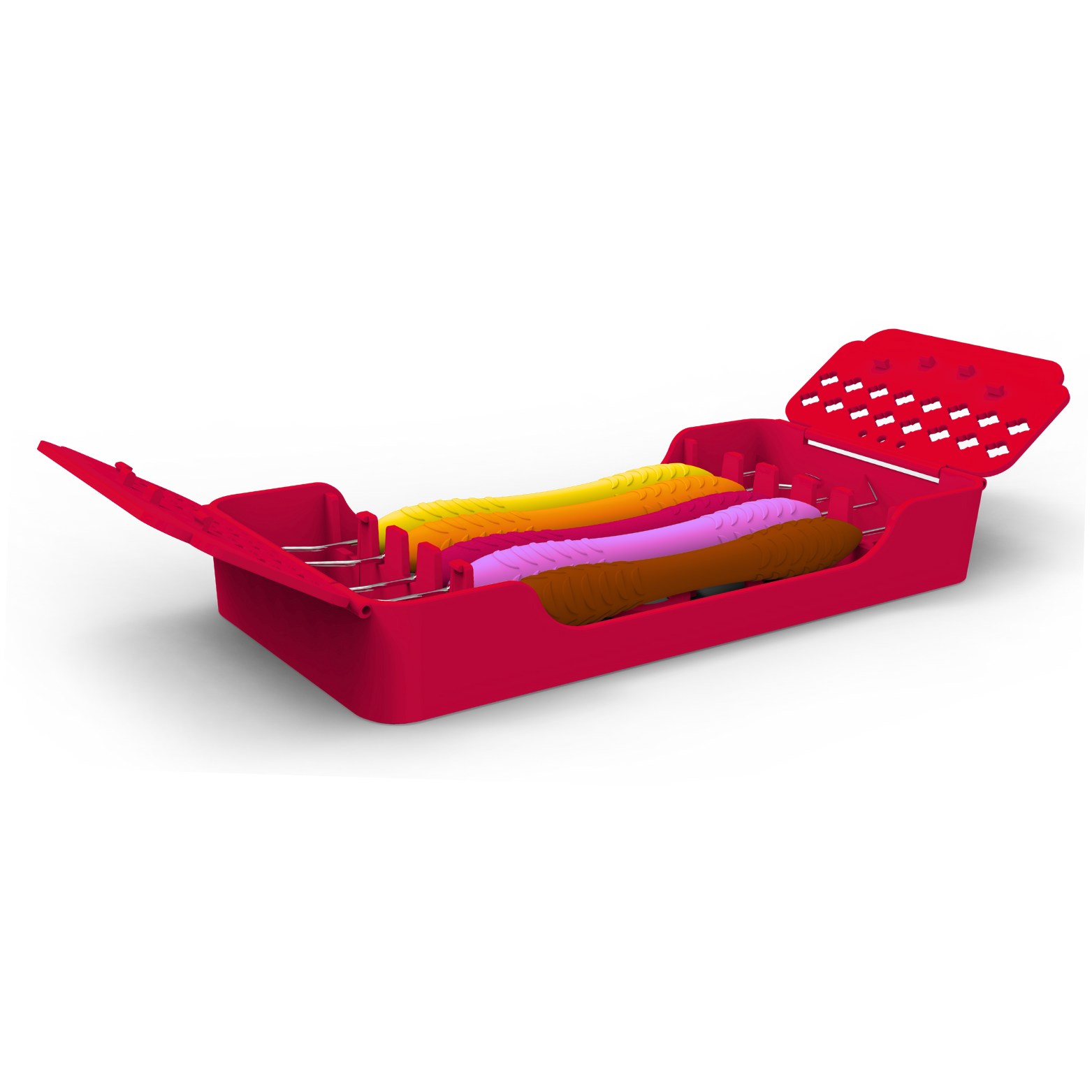 ErgoTray 5 - Red - 2