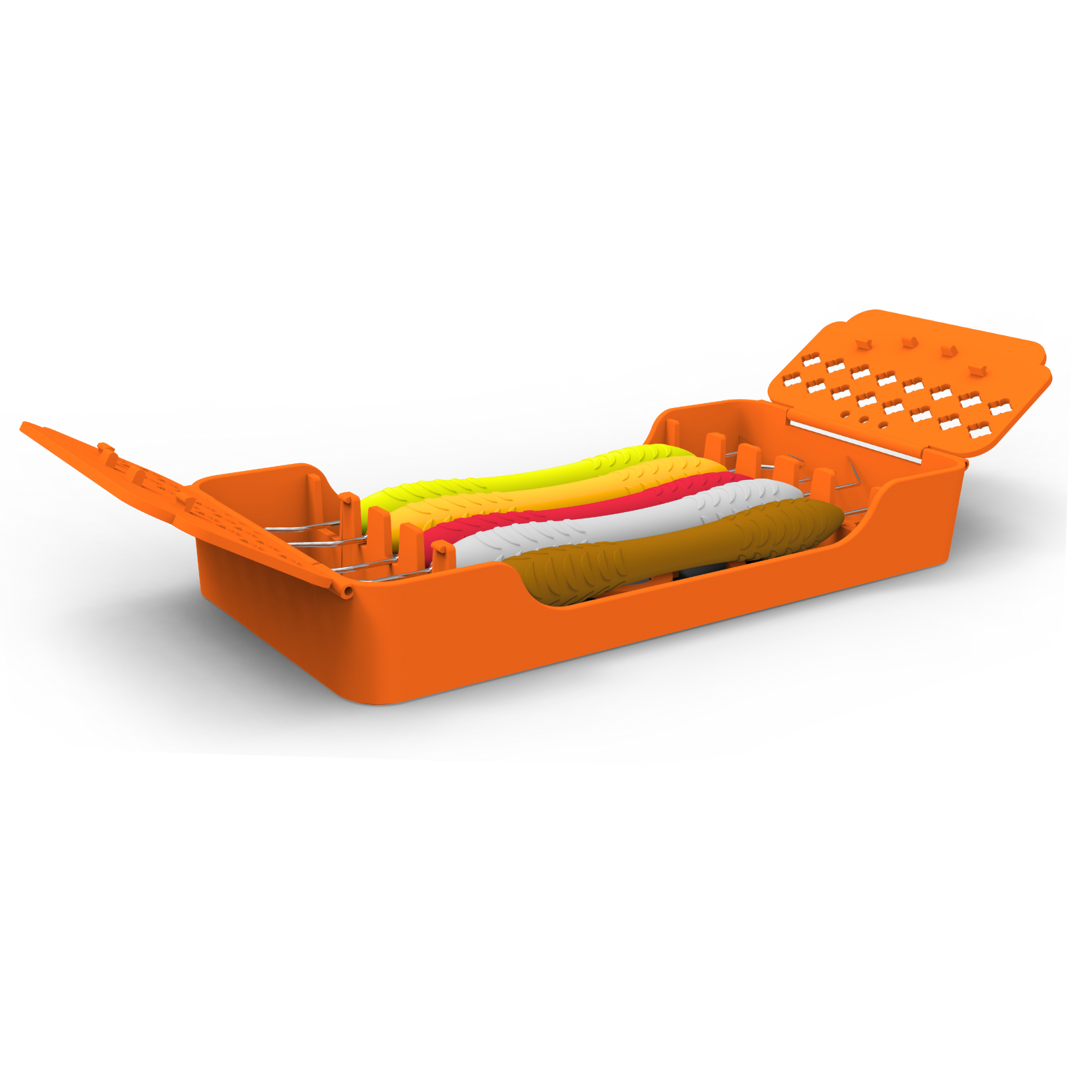 ErgoTray 5 - Orange - 2