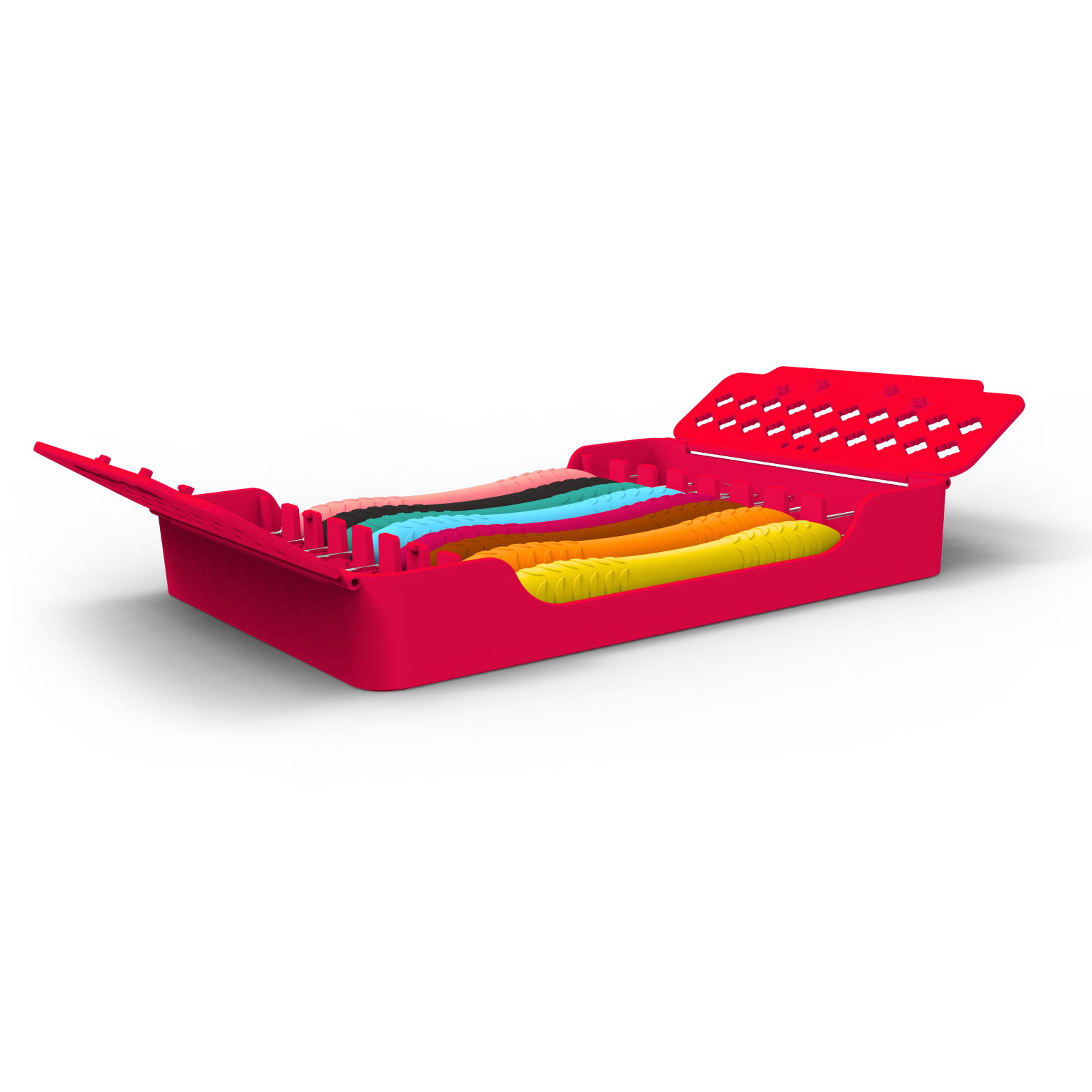 ErgoTray 8 - Red - 2
