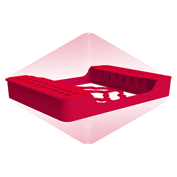 ErgoTray 8 - Red
