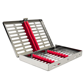 Sterllization Cassettes for 10,Red