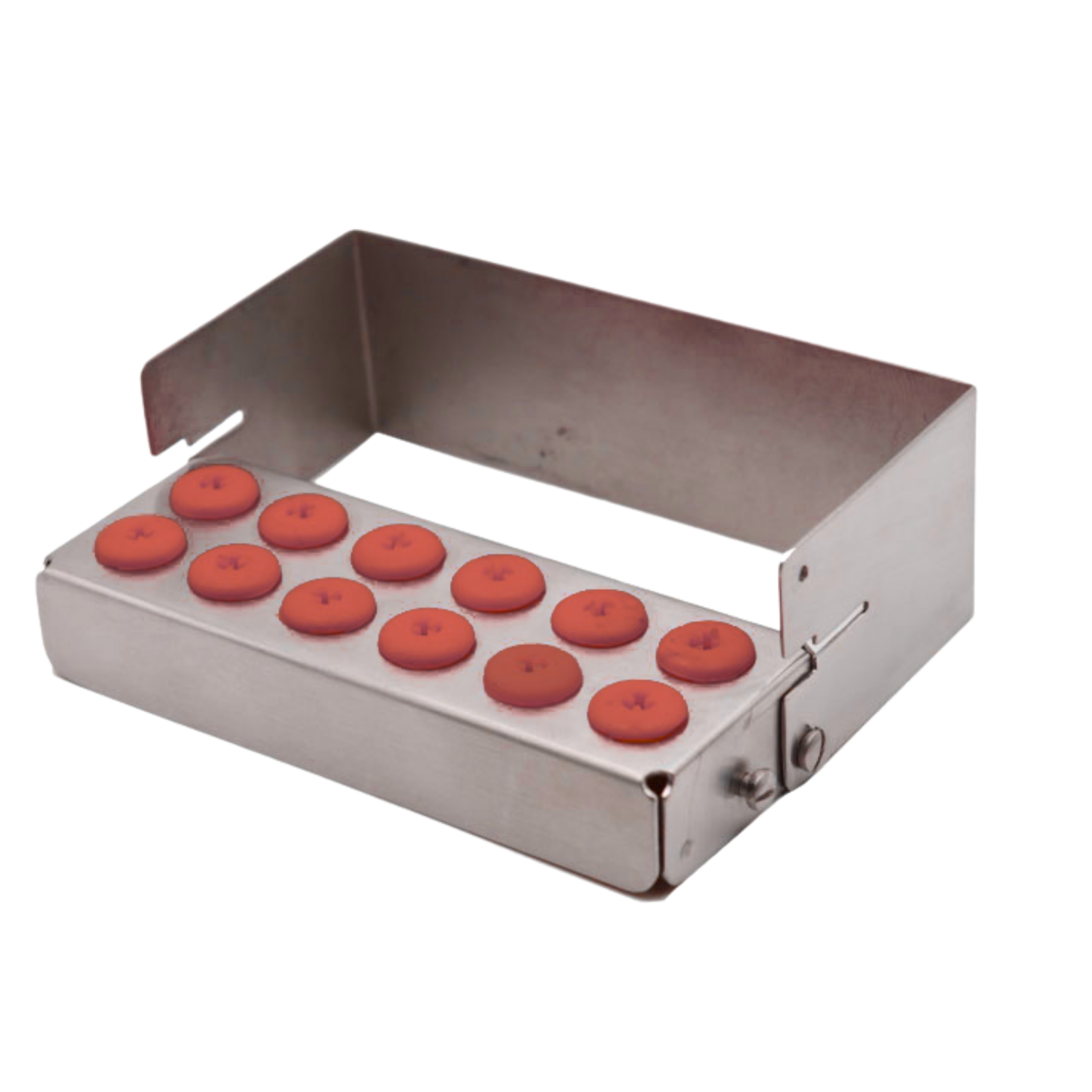 Bur Holder for 12, Red
