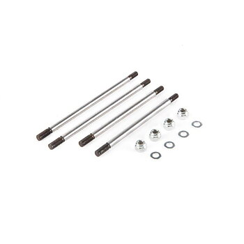 LOSI FR RR Shock Shaft Set and Hardware: Baja Rey