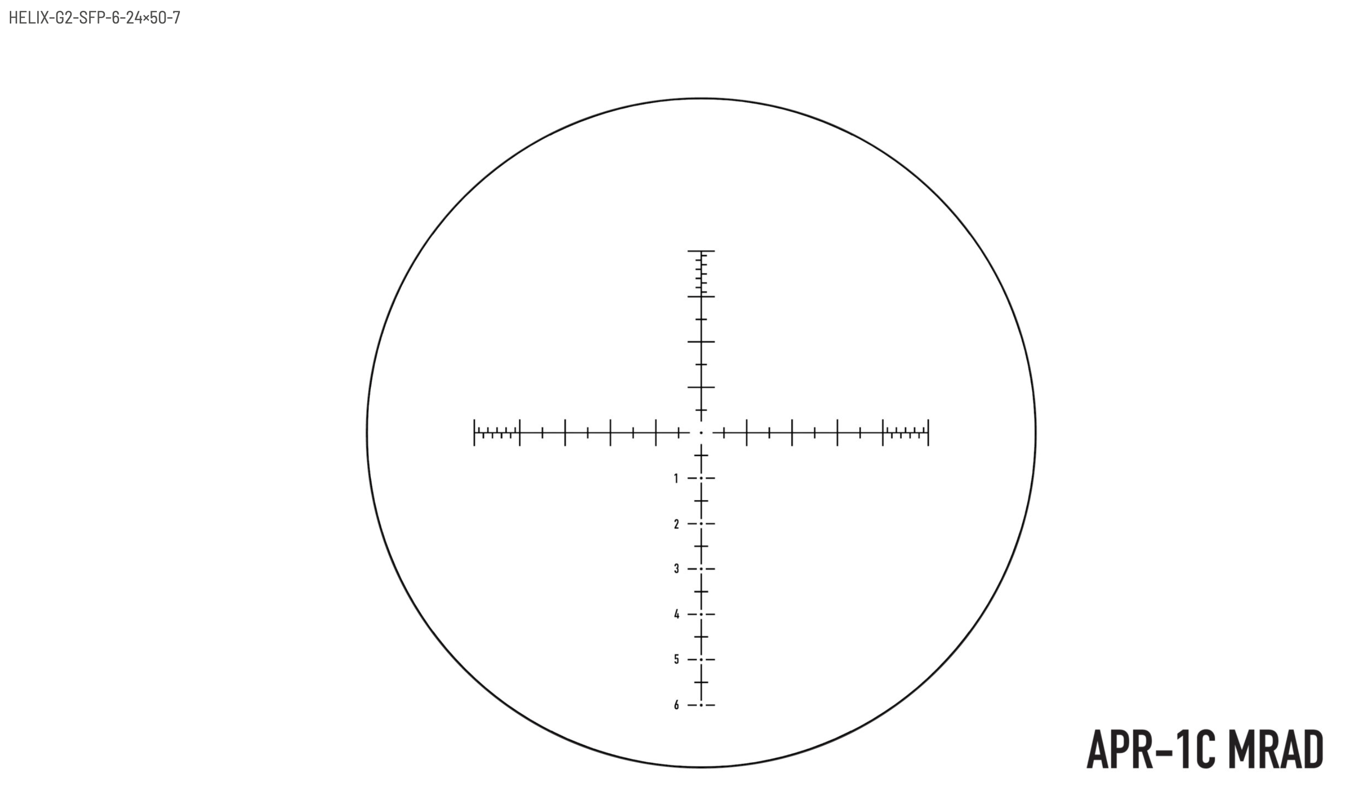 Element Optics Helix 6-24x50 SFP APR-1C MRAD GEN 2 - 2