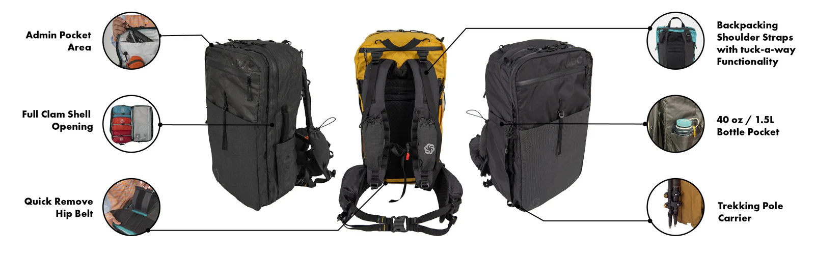 Six moon designs All Day Carry Travel Backpack - 7