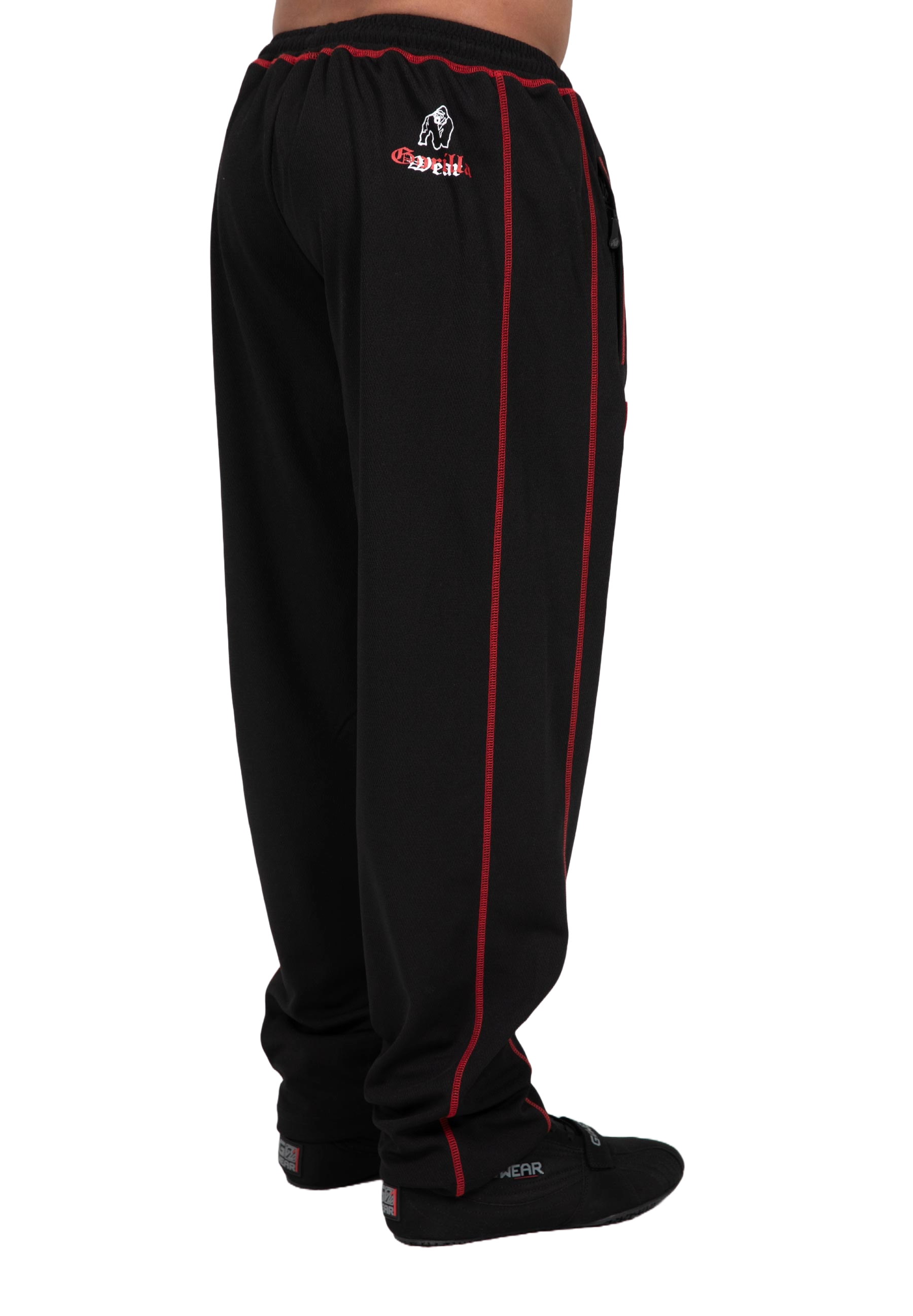 Marlow Mesh Pants, black/red - 6
