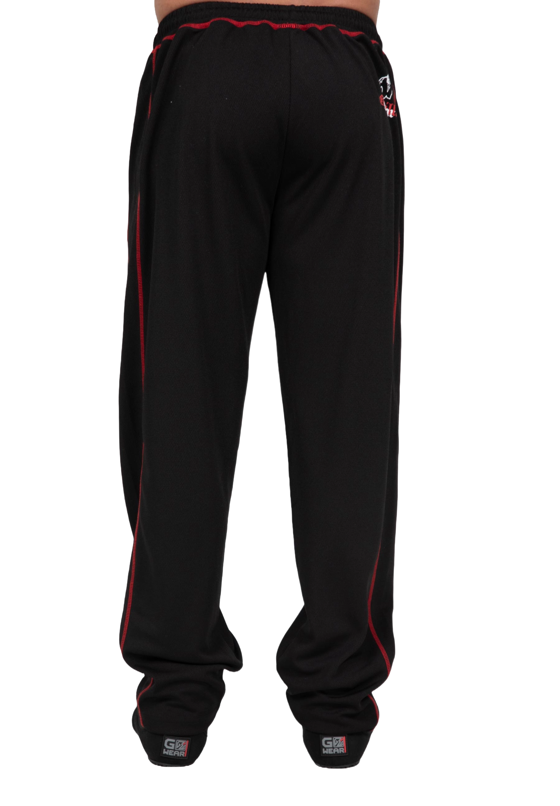 Marlow Mesh Pants, black/red - 4