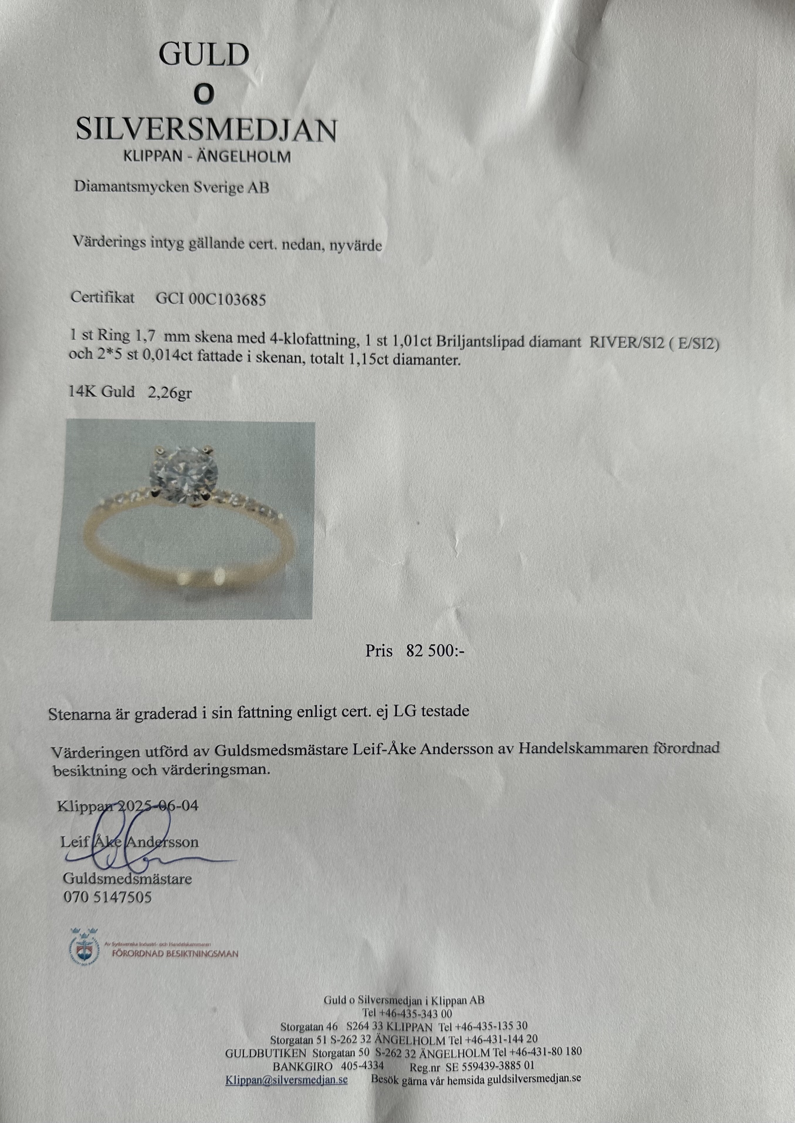 Diamantring 1.15ct - 7