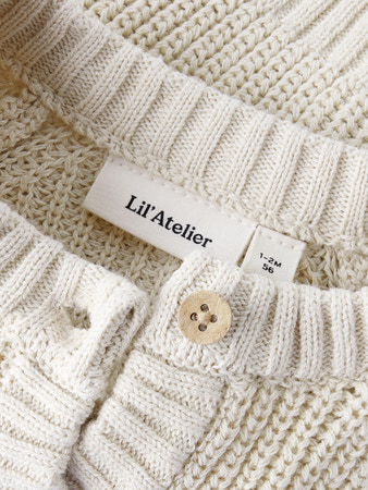 NBFEMLEN LEN LS KNIT CARD LIL Turtledove - 3