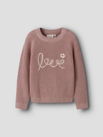 NMFEMLEN EMB KNIT LIL Misty Rose