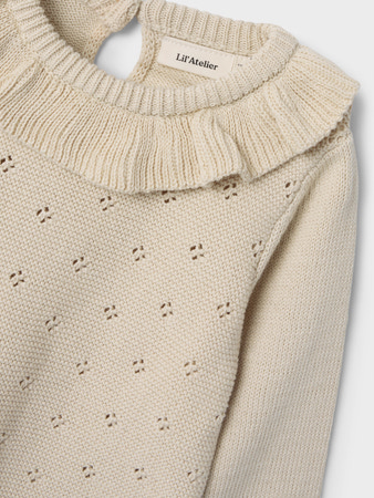 NMFLAGUNA LS KNIT LIL NOOS Turtledove - 2