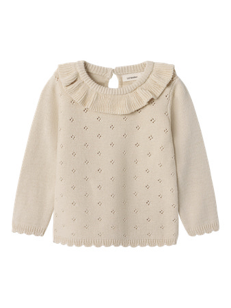 NMFLAGUNA LS KNIT LIL NOOS Turtledove