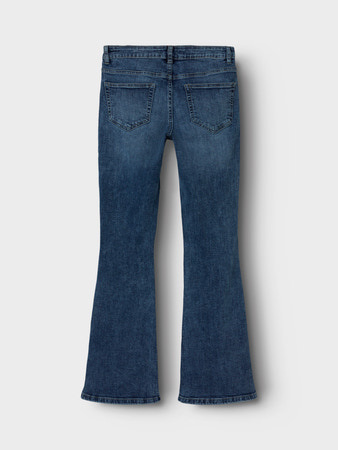 NLFBLI DNM LW S FLARED PANT NOOS Medium Blue Denim - 3