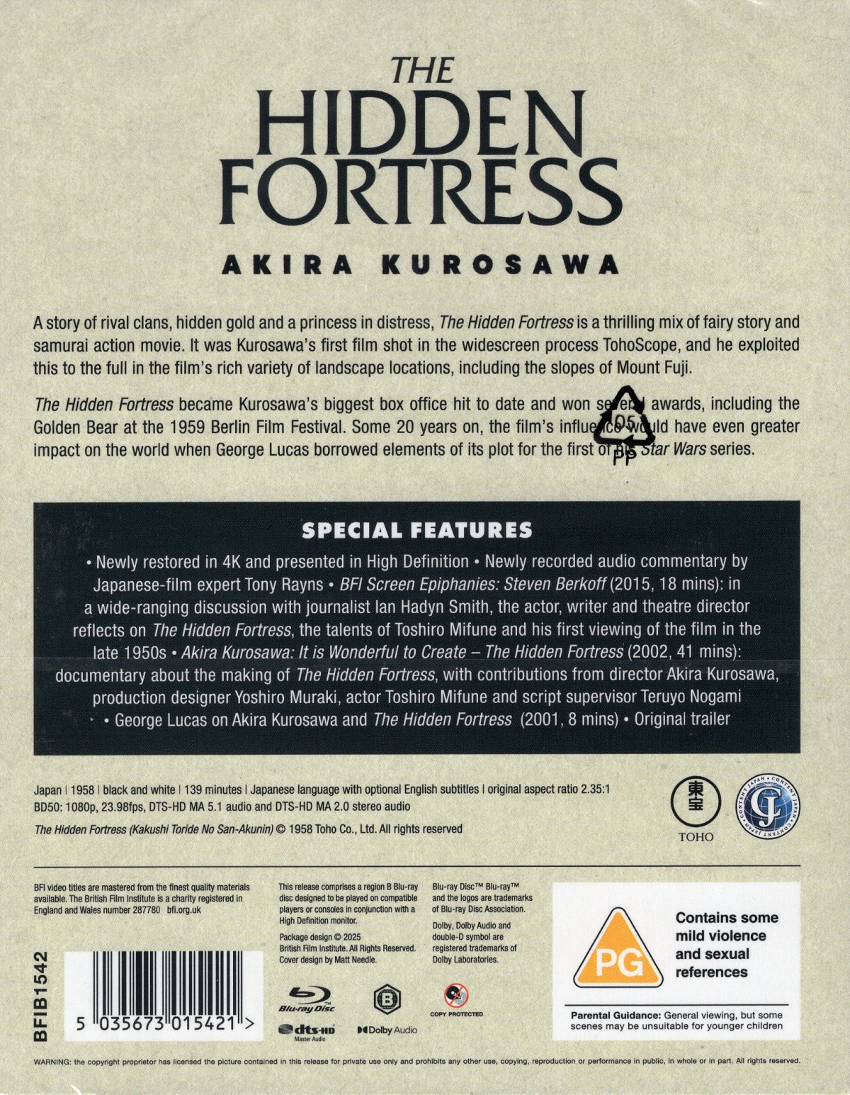 The Hidden Fortress (Limited Edition) (ej svensk text) (Blu-ray) - 2