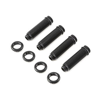 LOSI Front and Rear Shock Body and Collar Set: Rock Rey
