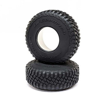 LOSI BFG KM3 Front and Rear 2.2/3.0 Wheels with Foam inserts (2): RZR Rey