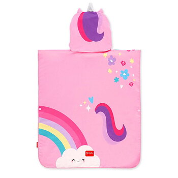 Handduks-poncho kids, Unicorn