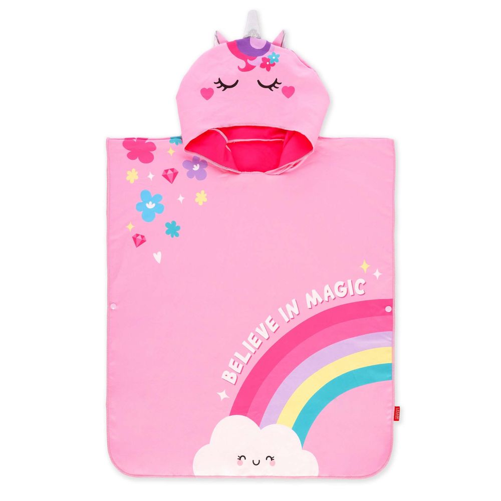Handduks-poncho kids, Unicorn